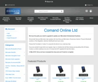 Commandonline.co.uk(Mercedes Parts Specialists) Screenshot