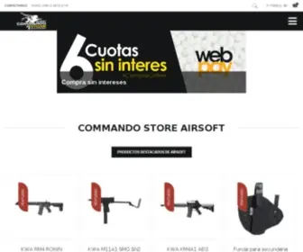 Commandostore.cl(Airsoft Commando Store) Screenshot