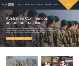 Commandotrust.com(Commando Welfare Trust) Screenshot