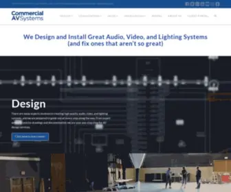 Commav.com(Commercial AV Systems) Screenshot