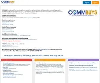 Commbuys.com(Commbuys) Screenshot