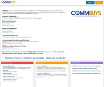 Commbuys.com(COMMBUYS) Screenshot