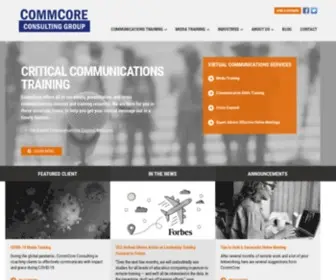 Commcoreconsulting.com(Media Training) Screenshot