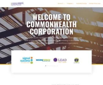 Commcorp.org(Commonwealth Corporation) Screenshot