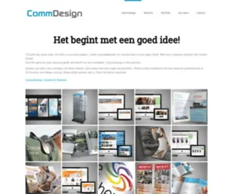 Commdesign.nl(Het begint met een goed idee) Screenshot