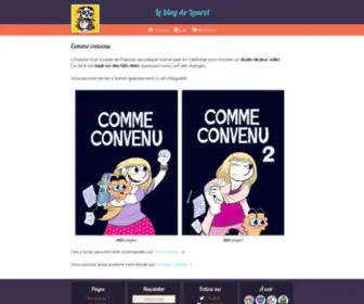 Commeconvenu.com(Le blog de Laurel) Screenshot