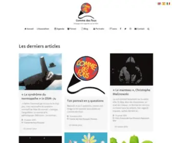 Commedesfous.com(Changer les regards sur la folie) Screenshot