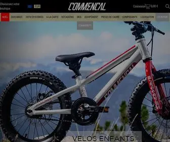Commencal-Store.com(Bike, Frames, Parts, Textile, Outlet, Second Hand) Screenshot