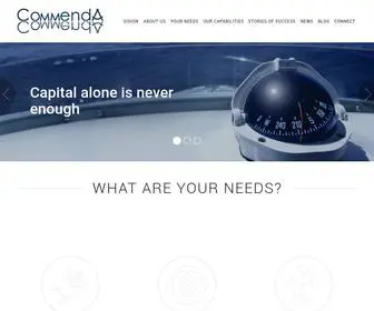 Commendacapital.com(Commenda) Screenshot