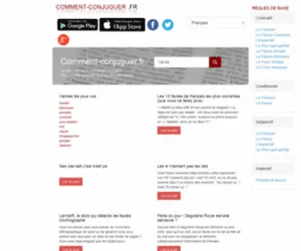 Comment-Conjuguer.fr(Conjugaison du verbe Le présent simple du conditionnel) Screenshot