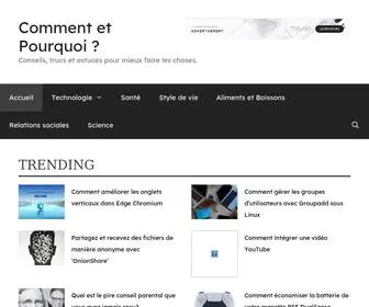 Commentetpourquoi.com(Tutoriels) Screenshot