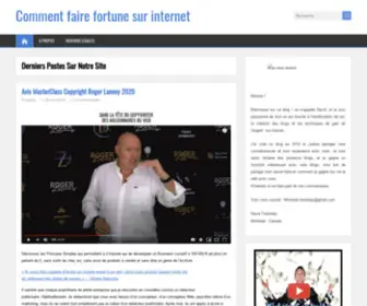 Commentfairefortune.net(Comment Faire Fortune sur Internet) Screenshot