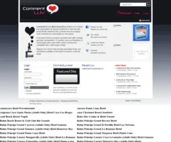 Commentluv.com(Download the famous CommentLuv Premium plugin and open your blog) Screenshot