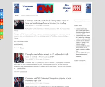 Commentoncnn.com(Free Speech Comments on News from CNN) Screenshot