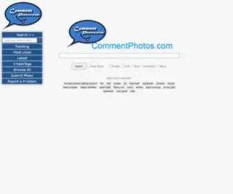 Commentphotos.com(Photo Comments Search Engine) Screenshot
