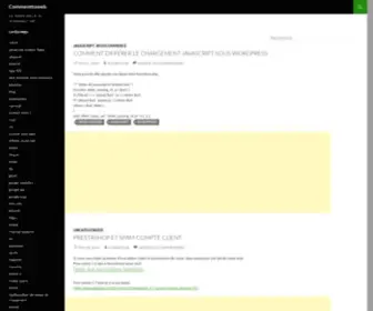 Commenttuweb.fr(Les petites astuces du développeur web) Screenshot