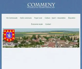 Commeny95.fr(Mairie de Commeny) Screenshot