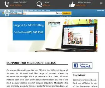 Commerce-Microsoft.com(Commerce.Microsoft.com support @) Screenshot