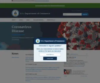 Commerce.gov(Department of Commerce) Screenshot