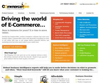 Commercebee.com(Ecommerce web design and development agency in Chennai India) Screenshot