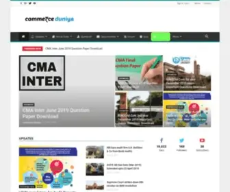 Commerceduniya.com(Commerce Duniya) Screenshot