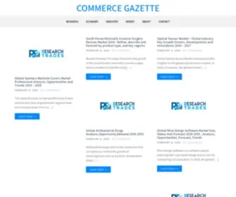 Commercegazette.com(Commerce Gazette) Screenshot