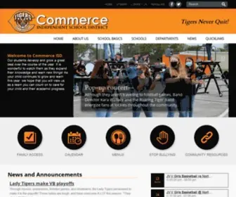 Commerceisd.org(Commerce ISD) Screenshot
