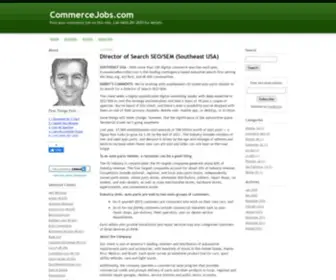 Commercejobs.com(Post your commerce job on this site. Call (404)) Screenshot