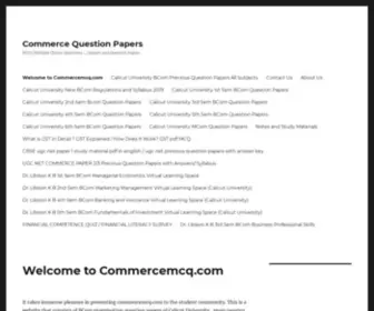 Commercemcq.com(Commercemcq) Screenshot