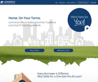 Commercemtg.com(Commerce Mortgage) Screenshot