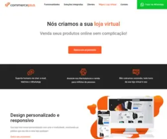 Commerceplus.com.br(Lojas Virtuais e HUB de Marketplaces) Screenshot