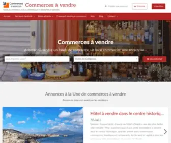 Commerces-A-Vendre.com(Commerces a vendre) Screenshot