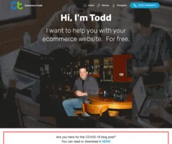 Commercetodd.com(Online Commerce Advice) Screenshot