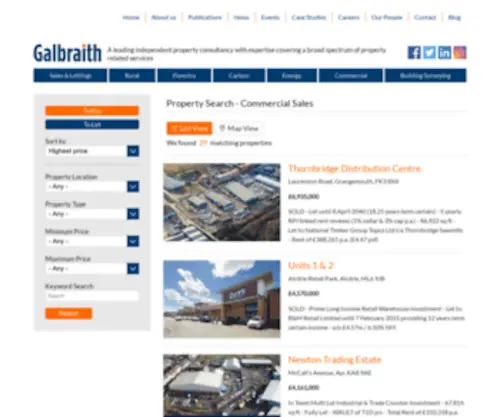 Commercial-Property-Scotland.co.uk(Commercial Property Search) Screenshot