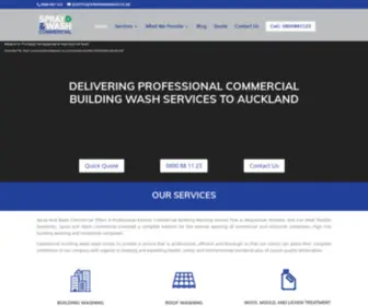 Commercialbuildingwash.co.nz(Commercial Building Wash Auckland) Screenshot