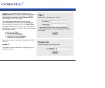 Commercialcardcenter.com(Commercialcardcenter) Screenshot