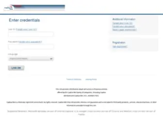 Commercialcardconnect.com(CapitalOneCommercial Logon) Screenshot