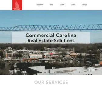 Commercialcarolina.net(Commercial Real Estate Solutions) Screenshot