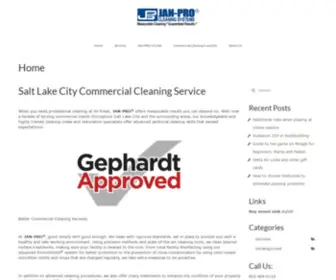 Commercialcleaningut.com(Commercial Cleaning Services) Screenshot