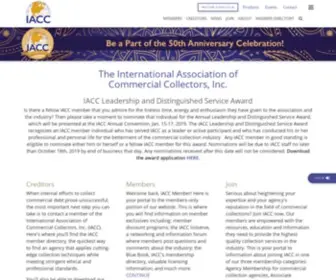 Commercialcollector.com(International Association of Commercial Collectors) Screenshot