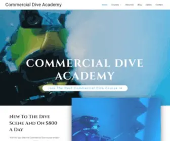 Commercialdiveacademy.com(The Commercial Dive Academy) Screenshot