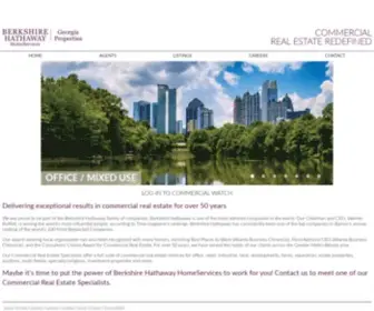 Commercialga.com(Berkshire Hathaway HomeServices Georgia Properties) Screenshot