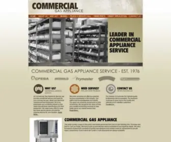 Commercialgasappl.com(Commercial Gas Appliance) Screenshot