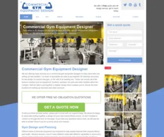 Commercialgymequipmentdesign.co.uk(Commercial Gym Equipment Designer) Screenshot