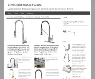 Commercialkitchenfaucets.com(Commercial Kitchen Faucets) Screenshot