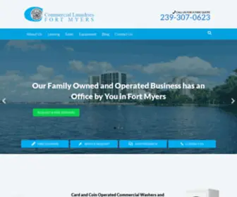 Commerciallaundriesfortmyers.com(Commercial Laundries Fort Myers Coin Op Washers & Dryers) Screenshot