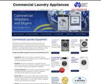 Commerciallaundryappliances.com.au(Commercial laundry appliances) Screenshot