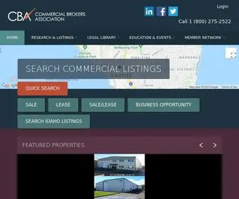 Commercialmls.com(Commercial Brokers Association Members Site) Screenshot