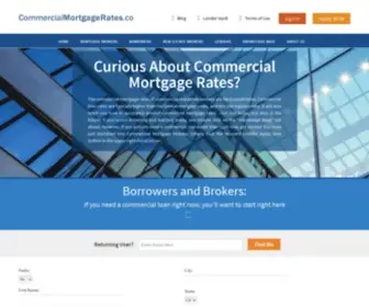 Commercialmortgagerates.co(Commercial Mortgage Rates) Screenshot
