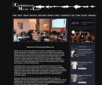 Commercialmusiclab.com(The Commercial Music Lab) Screenshot